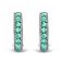 Ti Sento 7764TQ Women's Hoop Earrings Turquoise Image 2