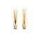 Ti Sento 7845SY Ladies' Hoop Earrings Gold Tone Image 3