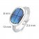 Ti Sento 12139DB Women's Ring with Blue Stone Image 4