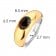 Ti Sento 12173TB Bandring for Ladies Gold-Plated Silver Image 4