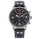 Messerschmitt ME-3H205R12-L Herren-Fliegeruhr Chronograph Lederband Schwarz 1