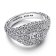 Pandora 193556C01 Cocktailring für Damen Silber Quadratisches Pavé 2