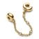 Pandora 763515C01-05 Sicherheitskette Dreifacher Klarer Stein Goldfarben 2