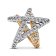 Pandora 763590C01 Charm Funkelnd Überkreuzter Stern Zweifarbig 2