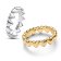 Pandora 68618 Ring Set Herzensreihe Zweifarbig 1
