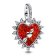 Pandora 793667C01 Charm-Anhänger Silber Drehbarer Pfeil im Herz 1