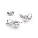 Pandora 293761C01 Ladies' Earrings Infinity Knot Silver 2