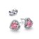 Pandora 298427C02 Damen-Ohrringe Erhabenes Herz Pink 2