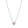 Pandora 398425C02-45 Women's Necklace Elevated Heart Pink 1