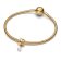Pandora 763784C01 Charm Goldfarbene Schleife mit Perle 3