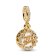 Pandora 763787C01 Charm-Anhänger Geburtstagskuchen Goldfarben 1
