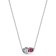 Pandora 28512 Damen-Schmuckset Halskette und Ohrringe Halo Herzen Zweifarbig 2