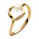 Pandora 163831C01 Damenring mit Kleiner Perle Goldfarben 1