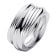 Pandora 193890C00 Women's Ring Set Twisted Silver 1