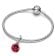 Pandora 793917C01 Charm-Anhänger Silber Rote Blume 3