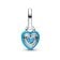 Pandora 793827C01 Mini Charm-Anhänger Silber Herz Türkis 2