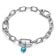 Pandora 793827C01 Mini Charm-Anhänger Silber Herz Türkis 3