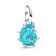Pandora 793900C01 Silber Charm-Anhänger Blaue Muranoglas Meeresschnecke 1
