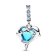 Pandora 28908 Women's Necklace Silver Gift Set Blue Murano Glass Dolphins 3
