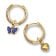 Pandora 28909 Damen-Schmuckset Creolen Schmetterling und Herz Goldfarben 2
