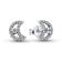 Pandora 294257C01 Damen-Ohrringe Ohrstecker Silber Funkelnder Mond 1