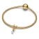 Pandora 764138C01 Charm Goldfarben Gewickeltes Herz 3