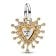 Pandora 764141C01 Charm-Anhänger Strahlendes Herz Zweifarbig 1