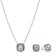 Pandora 21127 Women's Jewellery Set Sparkling Square Halo 1