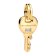 Pandora 764347C01 Charm-Anhänger Schlüssel Goldfarben 1