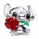 Pandora 794378C01 Silber Charm Disney Stitch mit Rose 1