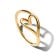 Pandora 164361C00 Damenring Herz Klein Goldfarben 1