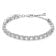 Pandora 594390C01 Women's Bracelet Silver Triple Stone Heart 1