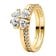 Pandora 164507C01 Damenring Funkelnder Glücksklee Goldfarben 1