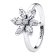Pandora 193000C02 Damen-Ring Herbarium Funkelnde Blume 1