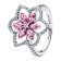 Pandora 194577C01 Silber Cocktailring für Damen Doppelblume 1