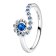Pandora 194641C01 Damenring Disney Vaiana (Moana) Ozeanwelle Silber 1