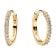 Pandora 264649C01 Damen-Ohrringe Funkelnde Creolen Goldfarben 1