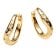 Pandora 264663C01 Creolen für Damen mit Steinen Besetzt Goldfarben 1