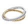 Pandora 164827C01 Ladies´ Two-Tone Ring Crossover Beads & Pavé 2