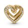 Pandora 41746 Damen-Armband Silber 925 Verschlungenes Herz Goldfarben Bild 2