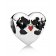 Pandora 791443ENMX Heart Charm Minnie & Mickey Kiss Image 1