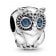 Pandora 798397NBCB Silver Charm Sparkling Owl Image 1
