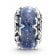 Pandora 790015C00 Silber Charm Murano Galaxienblau und Sterne Bild 2