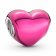 Pandora 799291C03 Silber Charm Metallisch-Pinkfarbenes Herz Bild 1