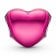 Pandora 799291C03 Silber Charm Metallisch-Pinkfarbenes Herz Bild 2