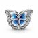 Pandora 790761C01 Charm Silver Blue Butterfly Image 2