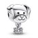 Pandora 792254C01 Silber Charm Haustier Hund mit Knochen Bild 1