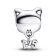 Pandora 792255C01 Silber Charm Haustier Katze mit Schleife Bild 2