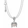 Pandora 39962 Women's Necklace Angel Wings & Heart Silver Image 1