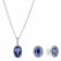 Pandora 51736 Women's Gift Set Necklace and Earrings Sparkling Halo Image 1